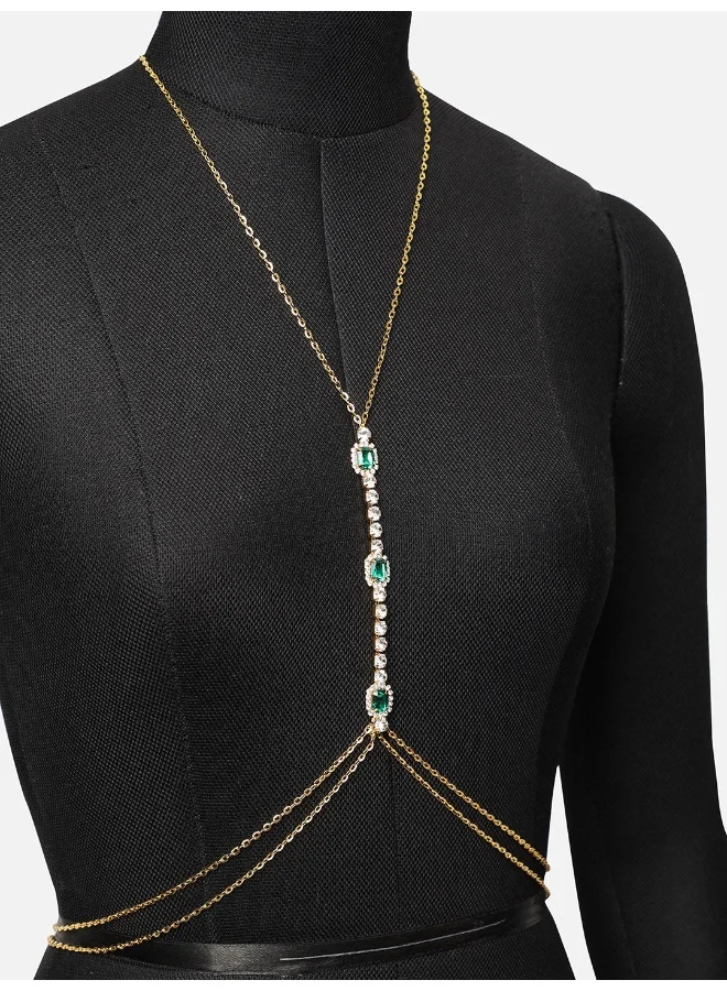 SOHI Party Artificial Body Chain Jewellery