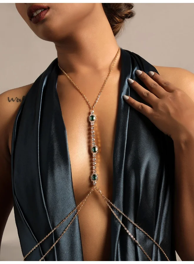 SOHI Party Artificial Body Chain Jewellery