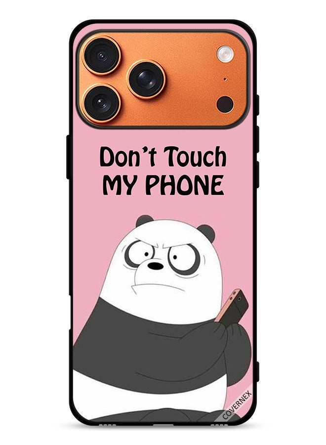 Covernex Apple iPhone 17 Pro Max Protective Case Cover Don't Touch My Phone Panda - Image 1