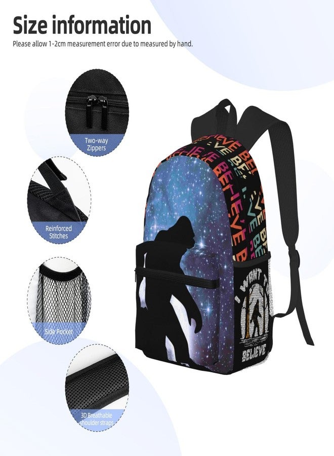 Ubouigr Sasquatch Bigfoot Casual Backpack Travel Backpack Laptop Backpacks Daily Backpack For Women Men - Image 5