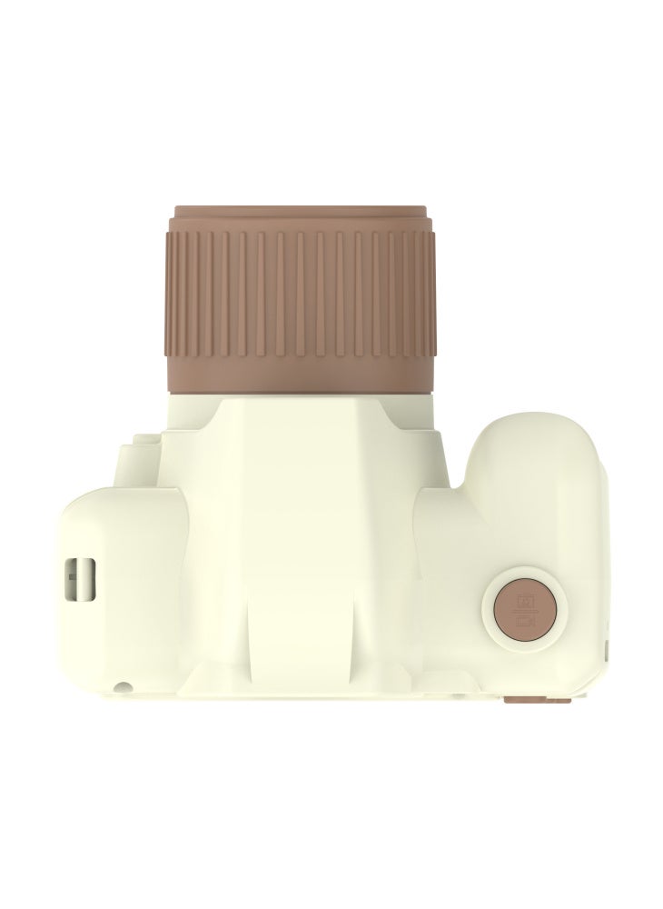 Generic H10 2.4-inch IPS Screen Long Lens Kids Camera Rechargeable Dual Lens HD Camera Toy - Beige - Image 5