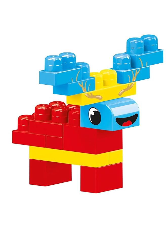 Dolu My First Big Blocks Construction Brick Bag 60 Pcs For Ages 1+ Years Old Multicolored - Image 3