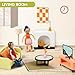 Giant bean 85pcs Wooden Plastic Dollhouse Furniture Set for 6 Rooms Modern Dollhouse Accessories Pretend Play Furniture Toys for Boys Girls Toddlers Kids 3 4 5 6 7 Years and up - Image 4