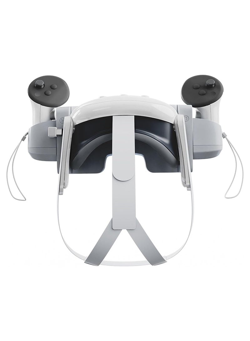 قاعدة شحن متوافقة مع سماعة رأس Oculus/Meta Quest 3 VR ووحدة تحكم قاعدة شاحن سريع مثبتة على الحائط لملحقات Quest3 - Image 2