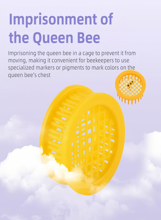 RyanDesign 6-Pack Plastic Queen Bee Cage - Reusable ABS Beekeeping Tool for Safe Queen Introduction, Transport & Isolation - Durable Ventilated Design for Busy Beekeepers - Image 2