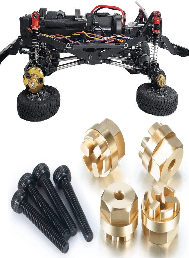مجموعة محولات زوليكار سداسية نحاسية للتحكم عن بعد، 4 قطع، لسيارات كيوشو ميني زد 4x4 جيميني بمقياس 1/18 - Image 1