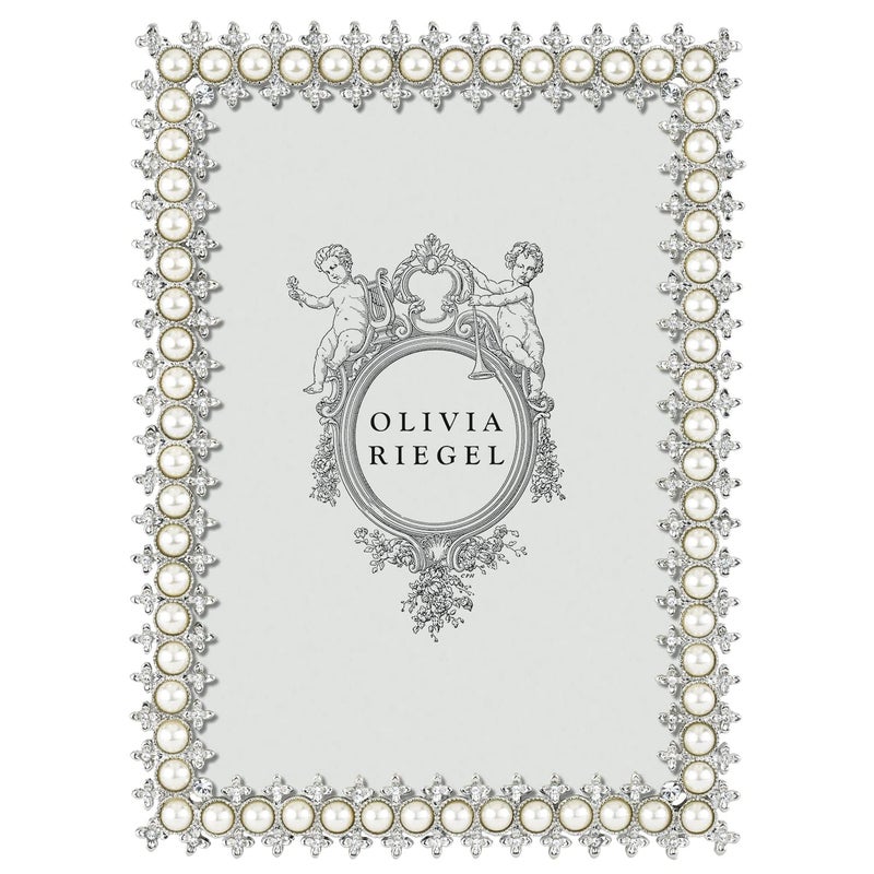 Olivia Riegel أوليفيا ريجل كريستال وبيرل 5 "" × 7 "إطار - Image 1