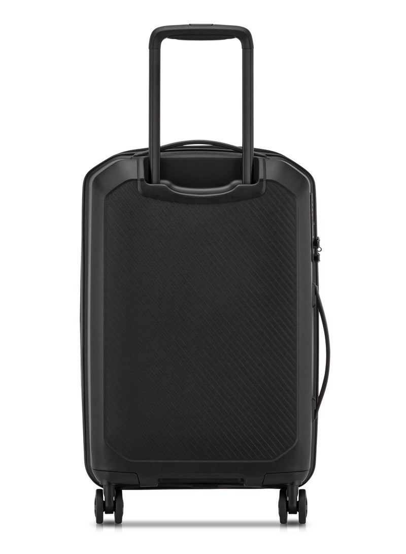 DELSEY Anvers Expandable Double Wheel Luggage Cabin Trolley Suitcase 55cm/21.65Inch, 34+5L, 2.5kg, Small - Black - Image 4