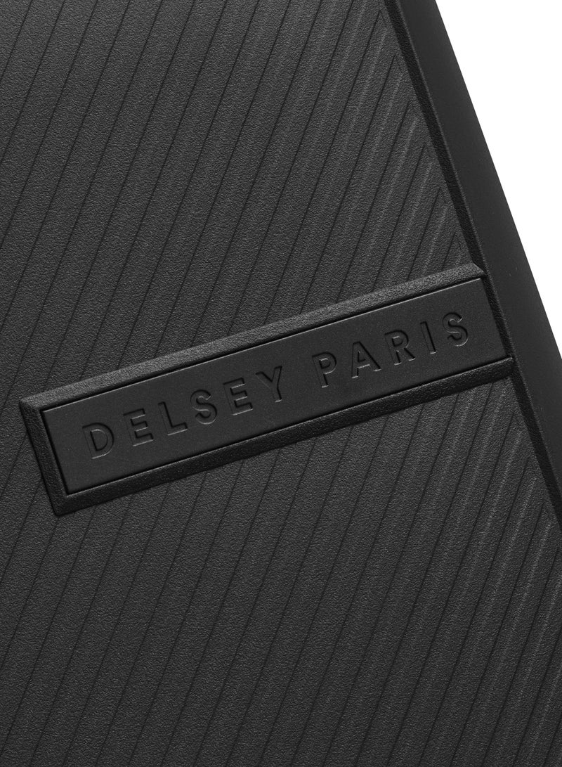 DELSEY Anvers Expandable Double Wheel Luggage Cabin Trolley Suitcase 55cm/21.65Inch, 34+5L, 2.5kg, Small - Black - Image 5