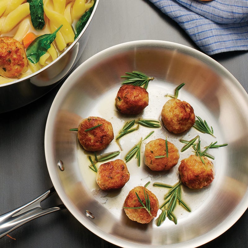 Tramontina Boston Tri-Ply Clad Stainless Steel 8-Inch Small Frying Pan, Induction-Ready Skillet, Dishwasher-Safe, NSF-Certified - Image 3