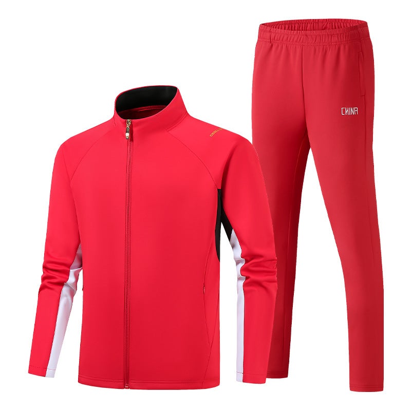 National Team Sports Suit Morning Running Running Martial Arts Coaching Uniform Men'S And Women'S Couples National Uniform Sports Student Training Uniform Team Uniform - Image 1