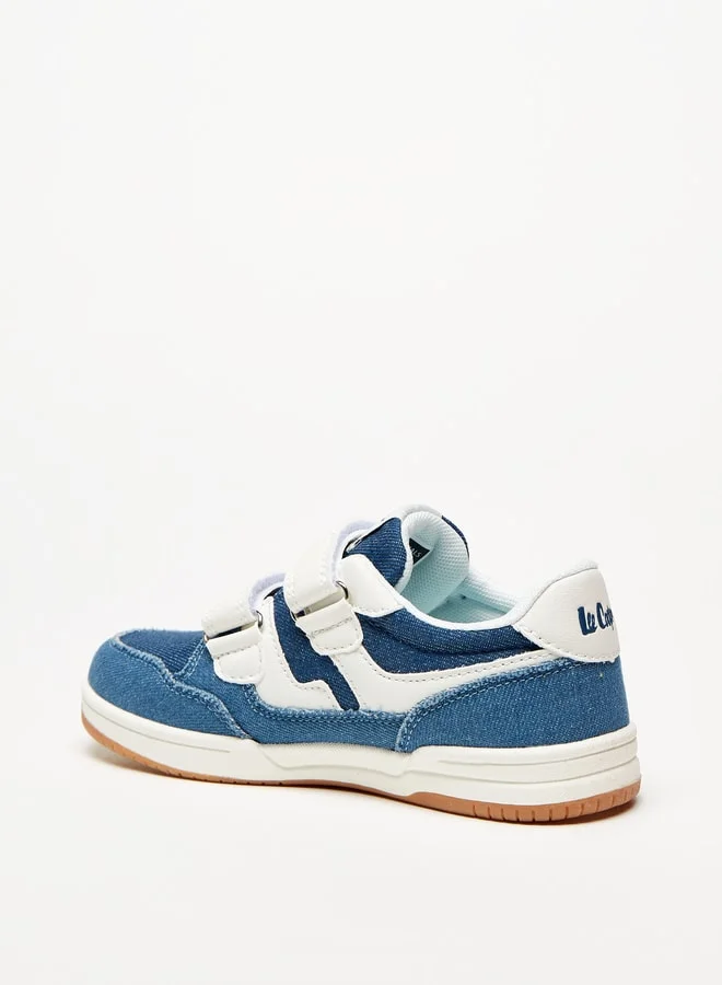 Lee Cooper Boys Casual Sneakers With Hook And Loop Closure