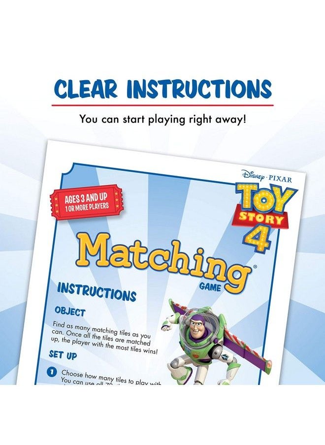 Wonder Forge Toy Story 4 Matching Game By Wonder Forge ; For Boys & Girls Age 3 To 5 ; A Fun & Fast Memory Game For Kids ; Woody Jessie Buzz Light Year And More  - Image 5
