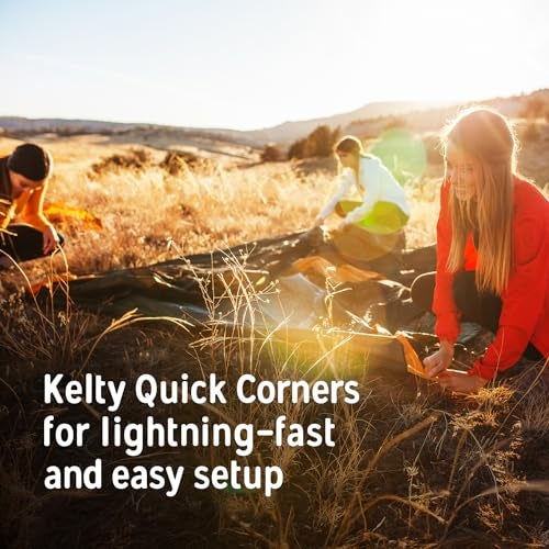 Kelty Grand Mesa 4P Backpacking Tent – 3 Season 2 Man Camping Thru Hiking Shelter, Aluminum Poles, Single Door + Vestibule (4P) - Image 4
