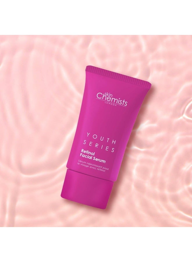 Skin Chemists Retinol Bakuchiol Facial Serum with Hyaluronic Acid | Retinol Serum for Face with Advanced Anti-Aging Formula - Rejuvenate, Smooth, and Brighten Your Skin - 1 Fl oz - Image 3