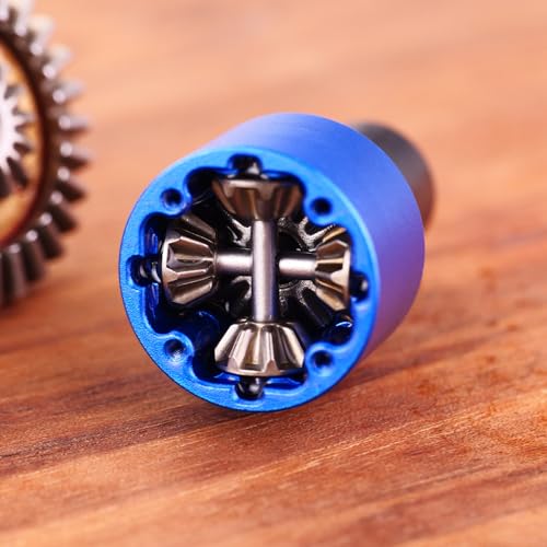Mesimsple 45# Steel Differential Diff Gear for 1/16 H16207 16208 16209 16210 H16H H16E H16P H16BM H16BM H16GT H16DR Series Upgrades Part Blue - Image 4