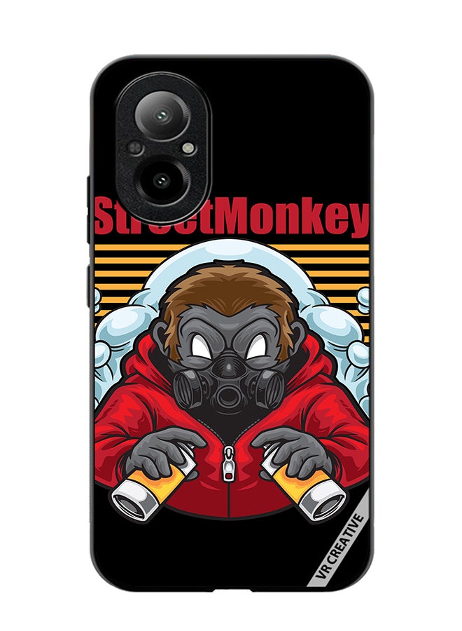 VR CREATIVE Protective Case Cover For Realme C67 4G Street Monkey Design Multicolour - Image 1
