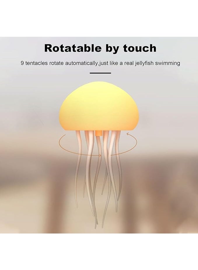 اورورا مصباح قنديل البحر أورورا مع أرجل راقصة، تدرج ألوان RGB، قابل لإعادة الشحن ومعلق، مصباح قنديل البحر المحمول - Image 2