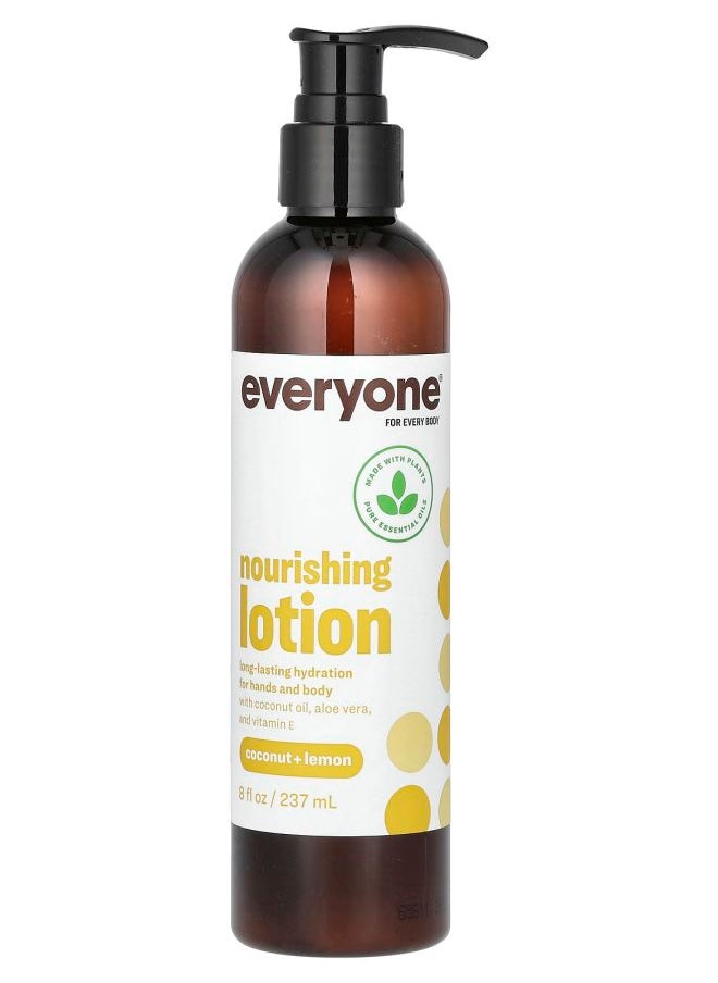 Everyone Nourishing Lotion Coconut + Lemon 8 fl oz (237 ml) 