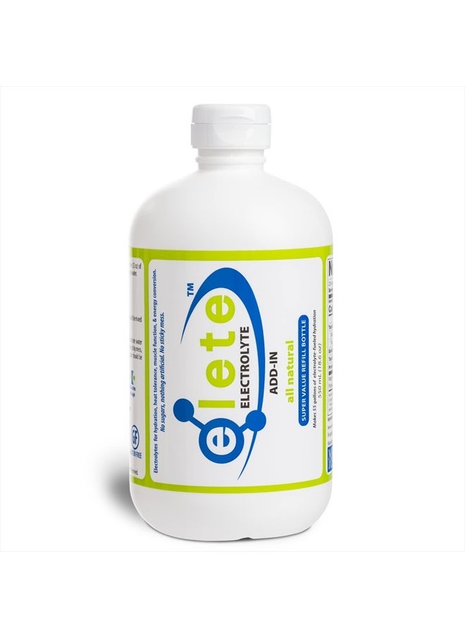 Elete Citrilyte Add-in elete Electrolyte Add-in Hydration Drops | Sodium, Magnesium, Potassium & Trace Minerals | Unflavored, All Natural | Leg and Muscle Cramp Relief | Transform Any Drink into a Sports Drink, 18.6oz  - Image 1