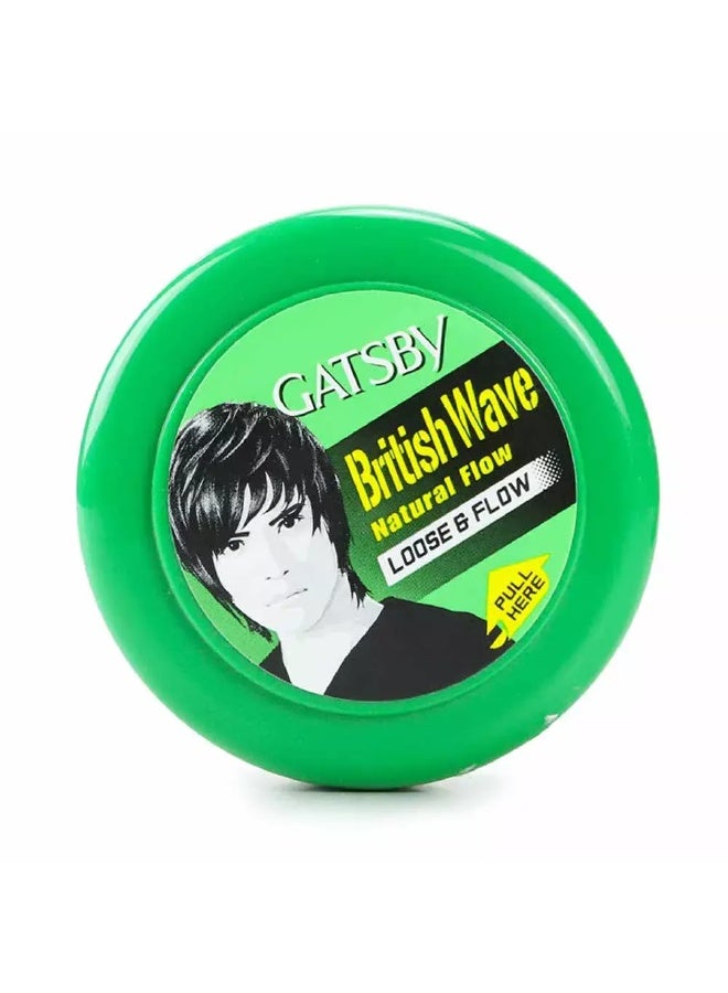Gatsby Hair Styling Wax, Loose and Flow Hair Gel- 75gms - Image 2