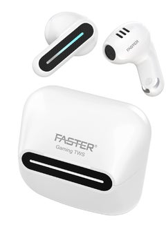 TG 550 Wireless Earbuds with Noice Cancellation - 6 Hours Playtime with Bluetooth 5.3 - HiFi Stereo Sound Airpods - Gaming Mode with Ultra-Low Latency - Bluetooth Earphones For Exercise, Gym - Compatible with iPhone & Android