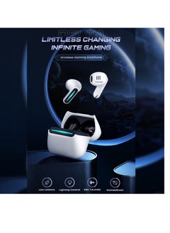 Faster TG 550 Wireless Earbuds with Noice Cancellation - 6 Hours Playtime with Bluetooth 5.3 - HiFi Stereo Sound Airpods - Gaming Mode with Ultra-Low Latency - Bluetooth Earphones For Exercise, Gym - Compatible with iPhone & Android  - Image 3