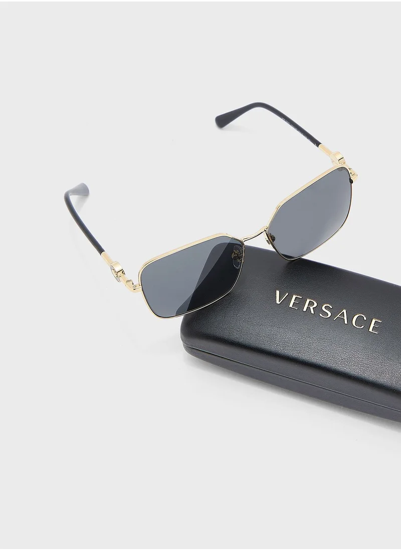 VERSACE 0VE2227 Oversized Sunglasses