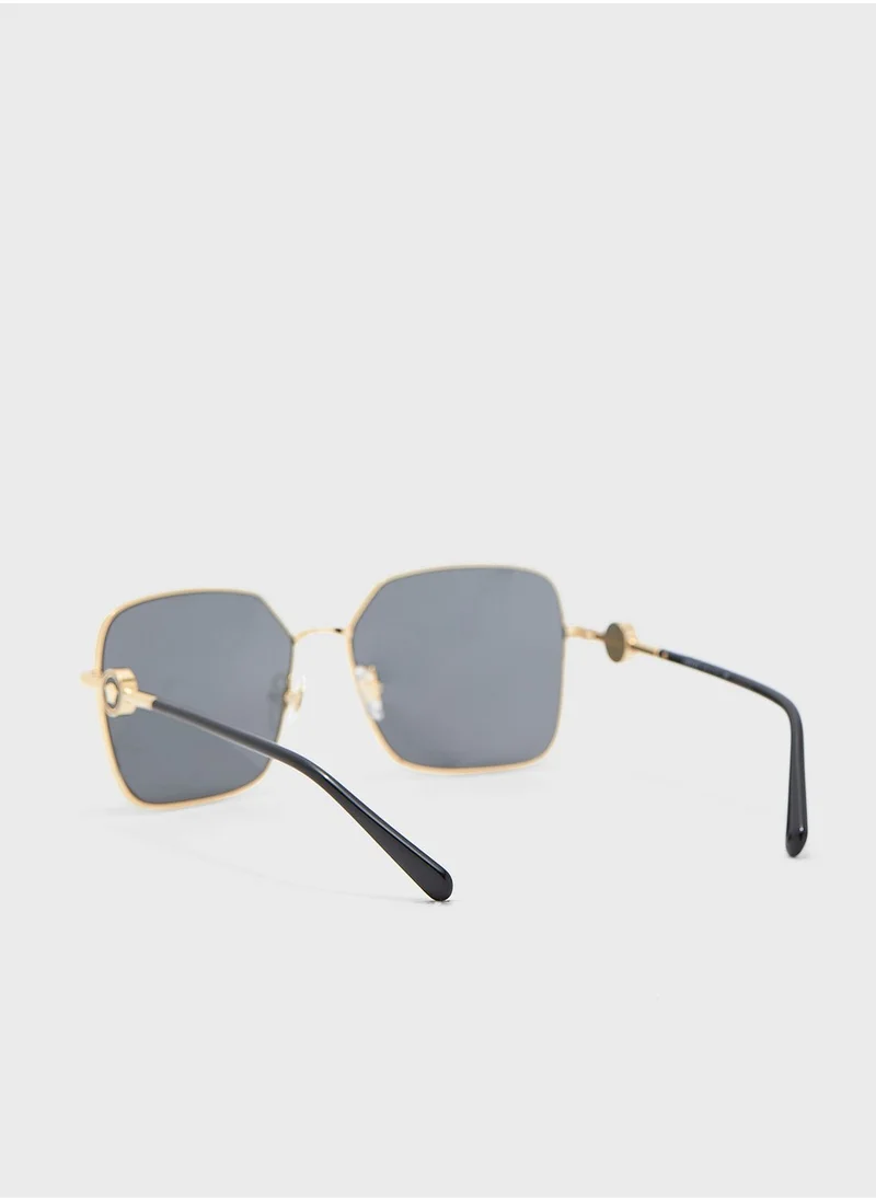 VERSACE 0VE2227 Oversized Sunglasses