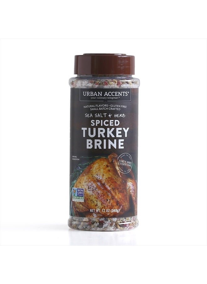 URBAN ACCENTS Spiced Turkey Brine Blend – Turkey Brining Spices - Urban Accents,12-Ounce  - Image 1
