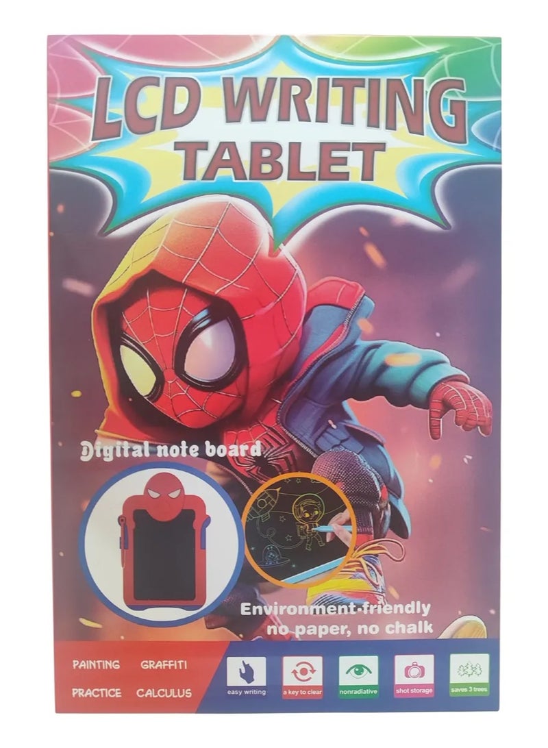 لوحة كتابة LED متعددة الألوان للأطفال – تصميم Sonic & Spiderman - Image 3