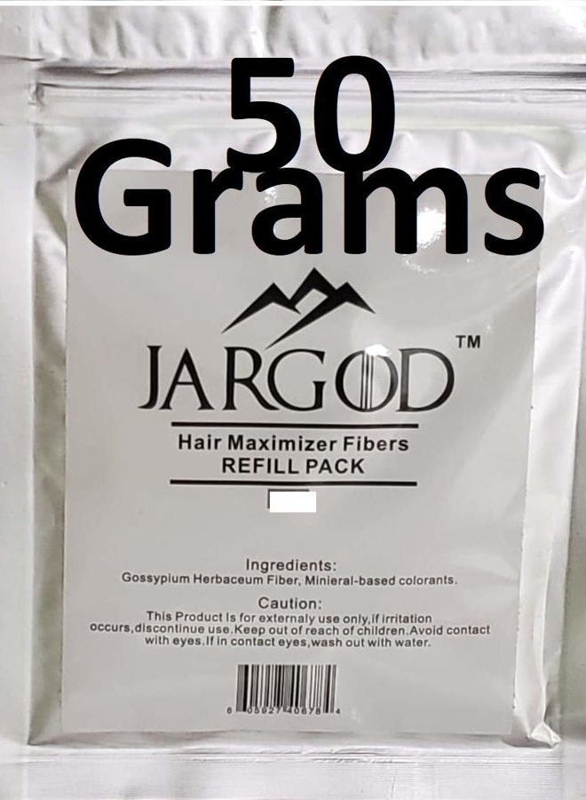 JARGOD 50 Gramme Hair Building Fibres - Refill Your Existing Fibre Bottle - Hair Filler Fibres - Hair Loss Concealer For Thinning Hair (Black) - Image 5