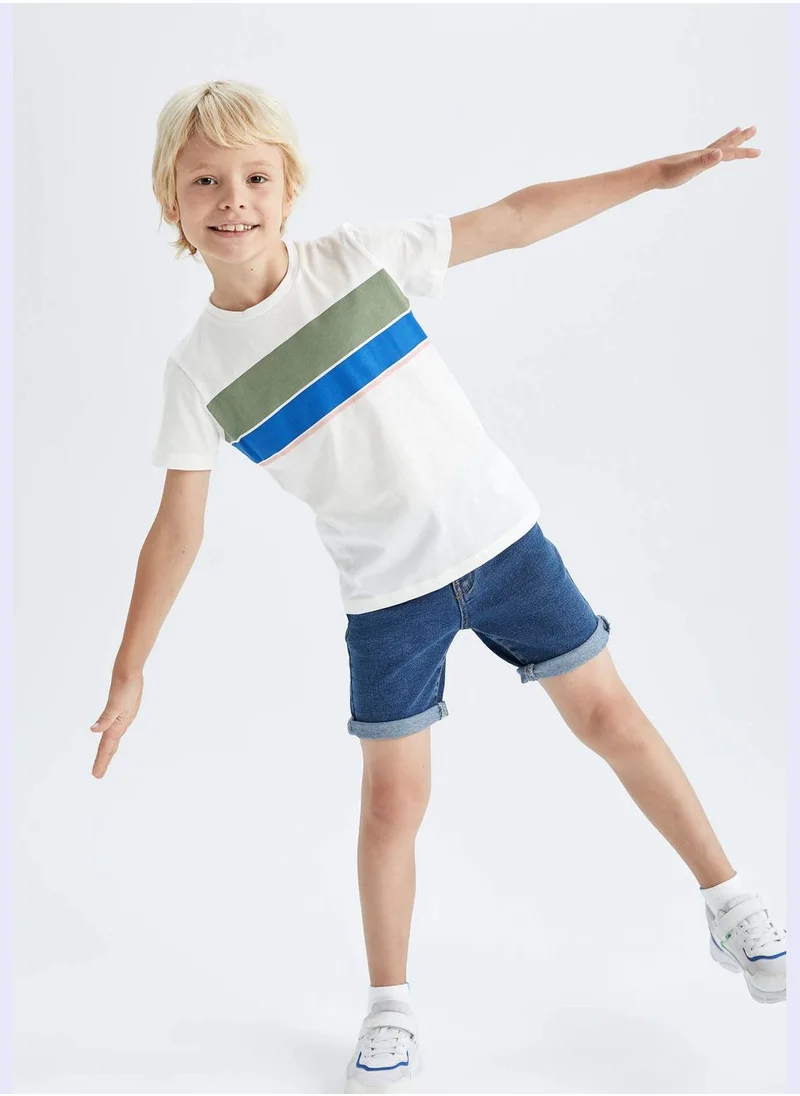 DeFacto Boy Regular Fit Crew Neck Short Sleeve T-Shirt