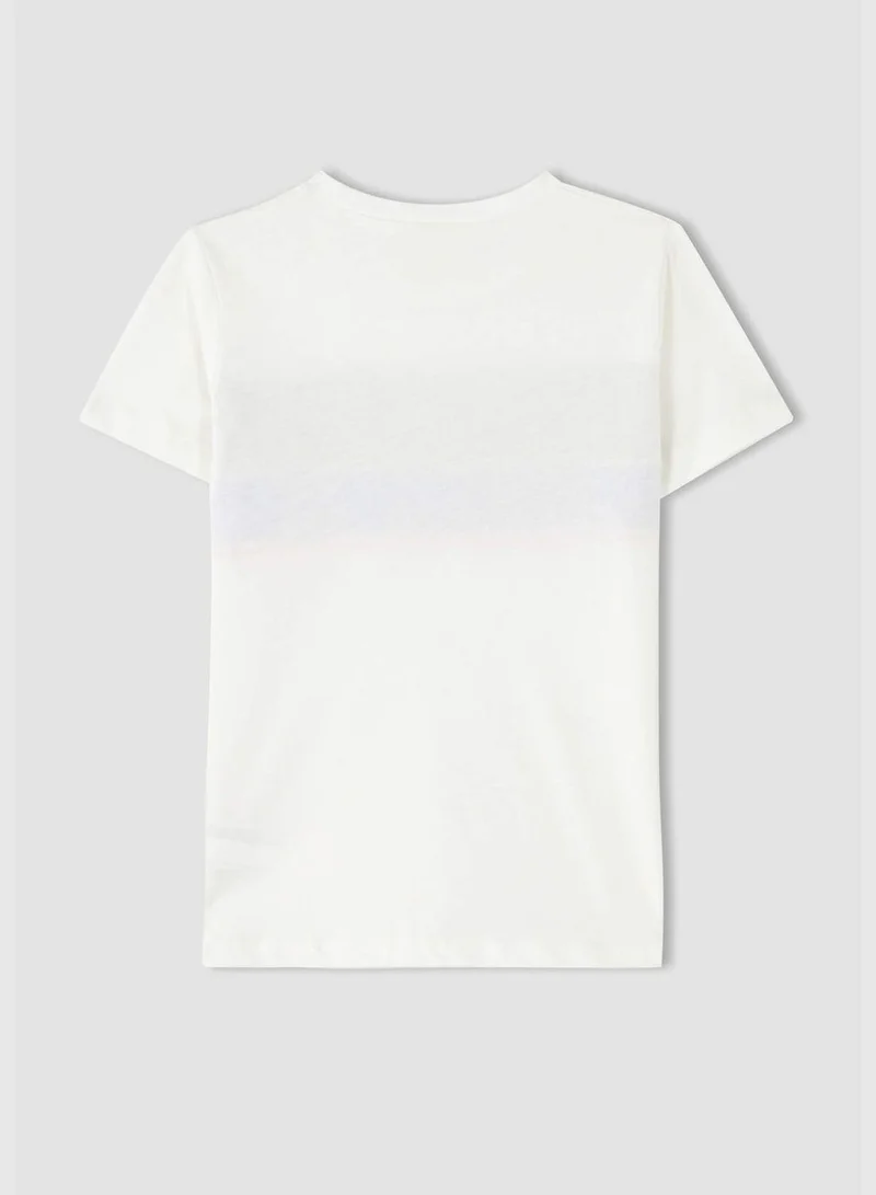 ديفاكتو Boy Regular Fit Crew Neck Short Sleeve T-Shirt