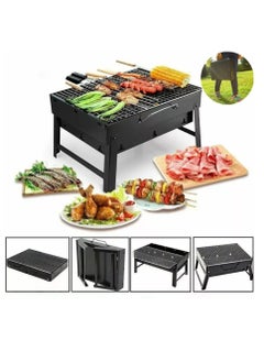 Foldable Charcoal Grill BBQ Grill Portable Barbecue Grill For Outdoor Household Camping Grill 35X27X20CM