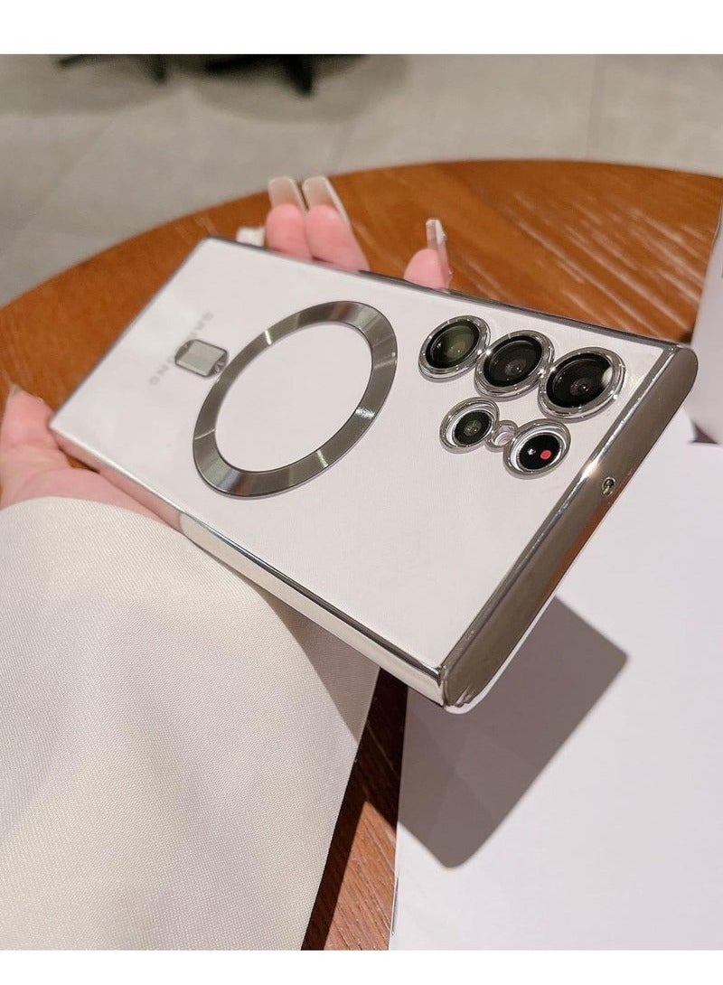 JAJEEK Samsung Galaxy S24 Ultra Case Cover, Magnetic Support Wireless Charging, Anti-Scratch Shockproof Full Camera Protection Case for Samsung Galaxy S24 Ultra 6.8-inch - Image 5