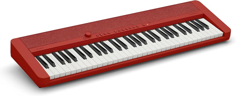 كاسيو لوحة مفاتيح بيانو قابلة للحمل من Casio Ct S1، لون أحمر - Image 3