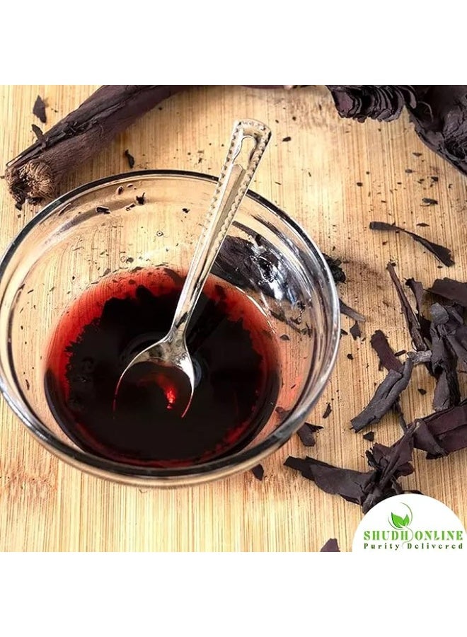 Shudh Online Ratanjot Root, Alkanet Root whole (50 grams) - Cooking, Hair Fall, Hair Growth, Skin Burns, Rattan Jot, Vembada, Vembalam pattai, Laljadi - Image 4