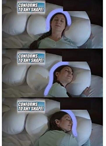 FAYBY وسادة فايبي سوبر سوفت من فوم الذاكرة، وسائد نوم تقويمية، كرات ميكرو-مريحة موزعة، تساعد على نوم مريح وتخفيف آلام الرقبة والظهر - Image 4