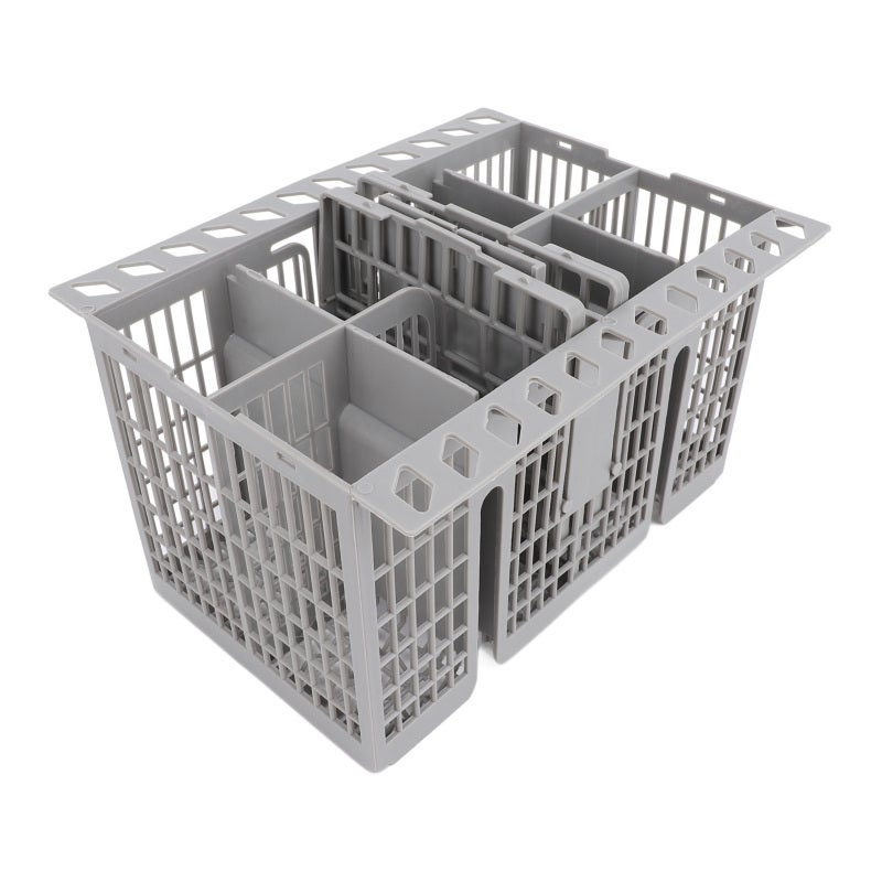 Dishwasher Cutlery Basket: 8 Compartments ABS Material - Versatile Compatibility Utensil Basket for Most Dishwasher Brands, Kitchen Utensil Organization - Image 5