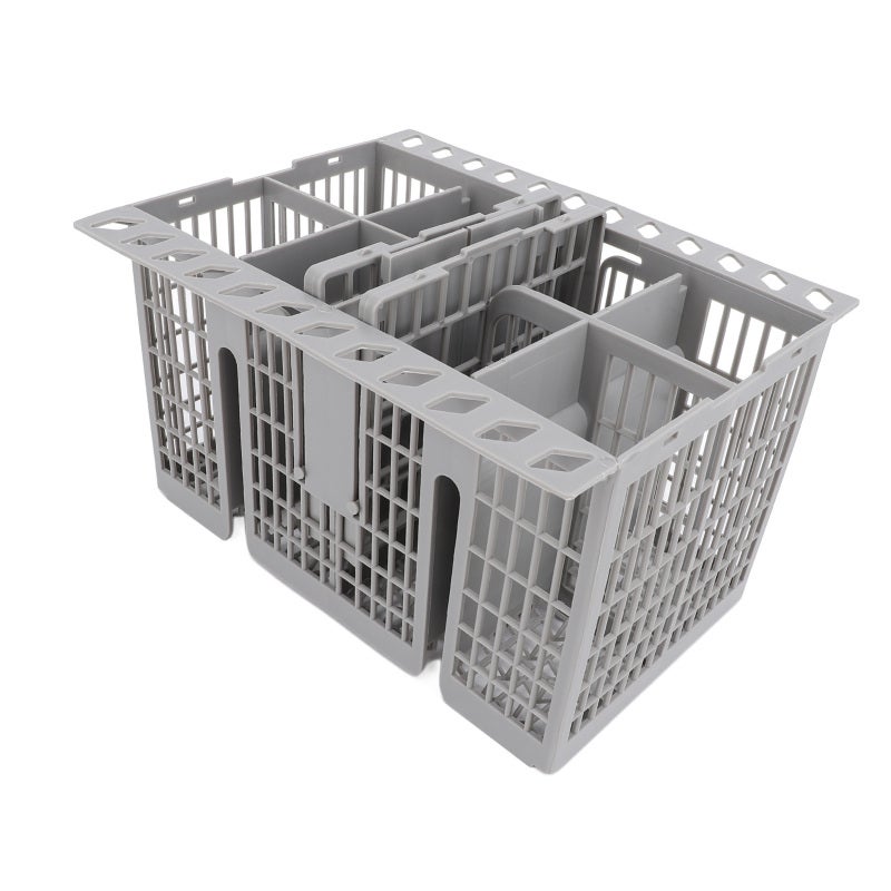 Dishwasher Cutlery Basket: 8 Compartments ABS Material - Versatile Compatibility Utensil Basket for Most Dishwasher Brands, Kitchen Utensil Organization - Image 4