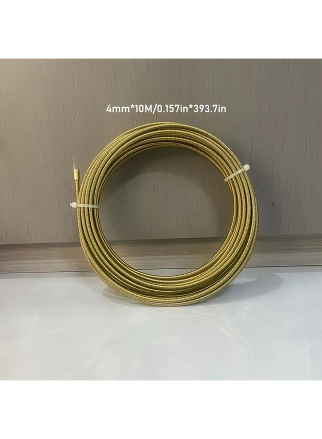 Professional Electrician Fish Tape 0 118in Diameter 590 5in Long Metal Cable Threader Puller - Image 1