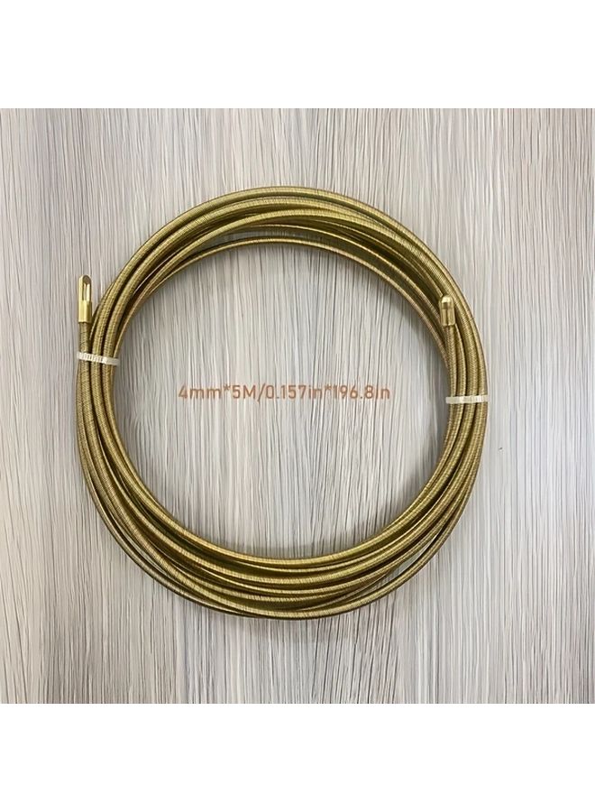 Professional Electrician Fish Tape 0 118in Diameter 590 5in Long Metal Cable Threader Puller - Image 5