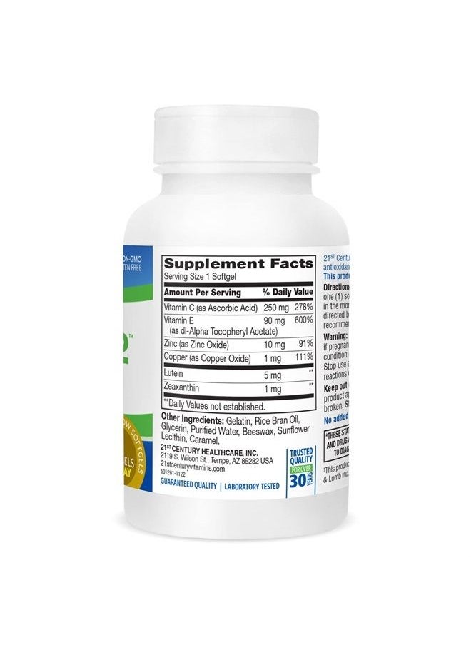 21st CENTURY - Healthy Eyes SuperView 2 Softgels, 120 Count - Image 1