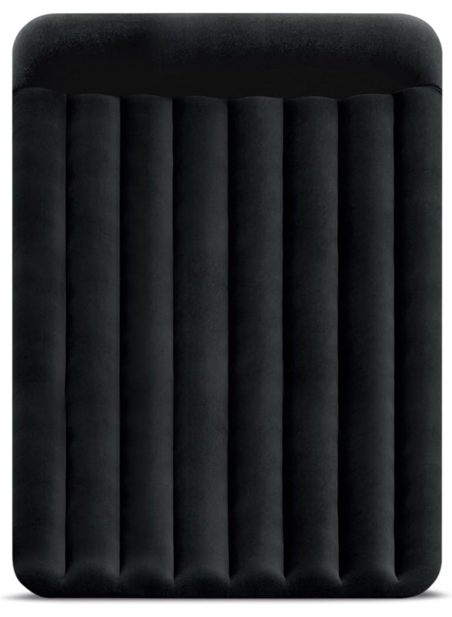 Intex Airbed Inflatable Double Mattress With Built In Electric Pump plastic Black - Image 2