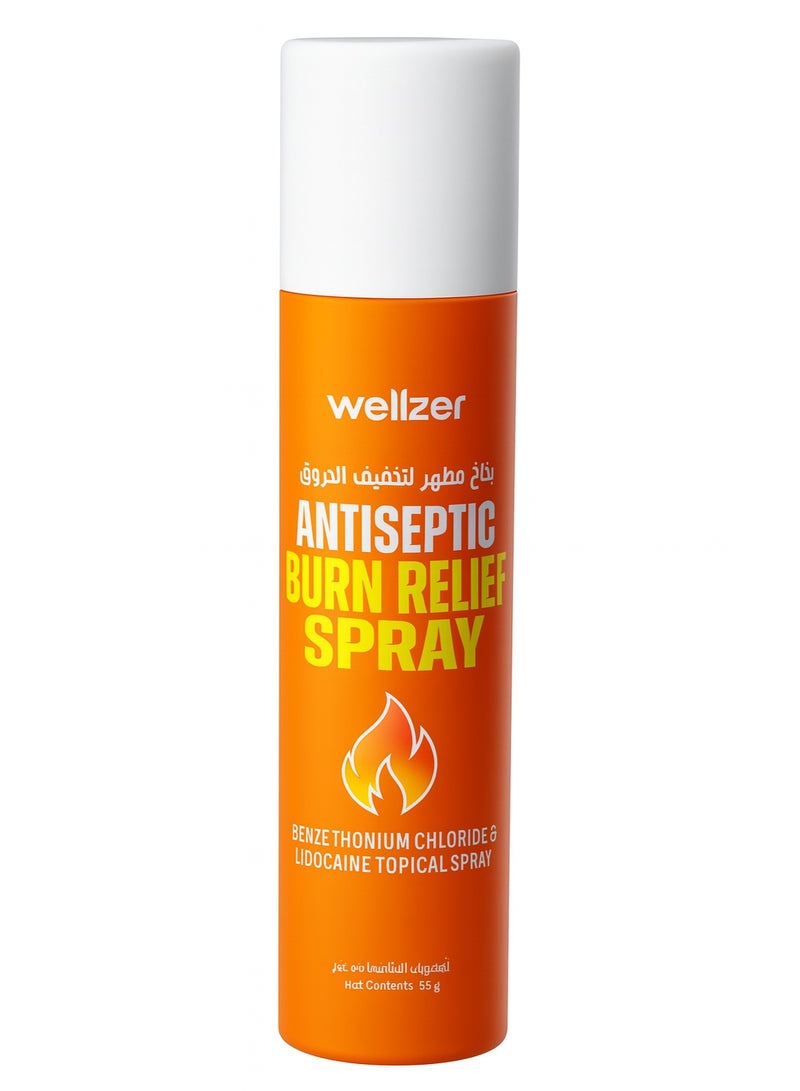 Wellzer Antiseptic Burn Relief Spray 55g - Image 1