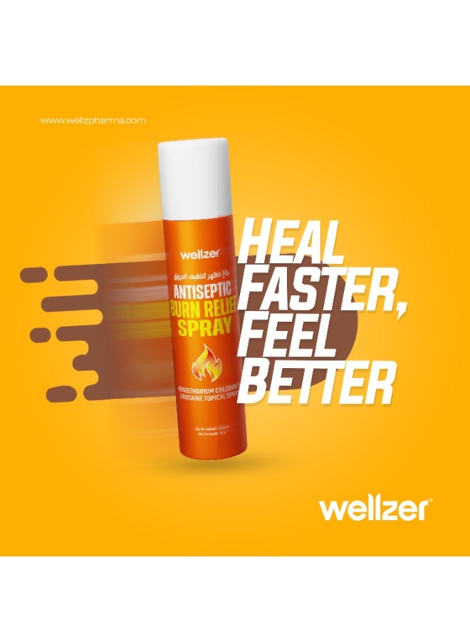 Wellzer Antiseptic Burn Relief Spray 55g - Image 2