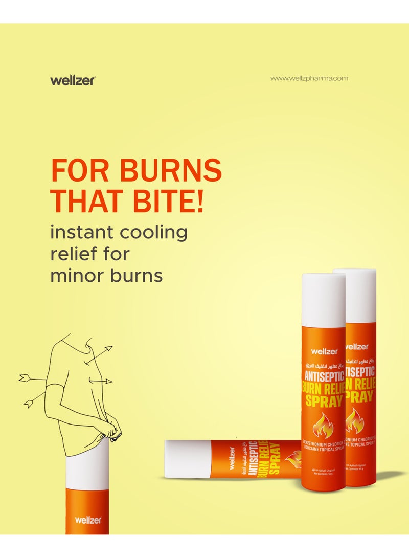 Wellzer Antiseptic Burn Relief Spray 55g - Image 5