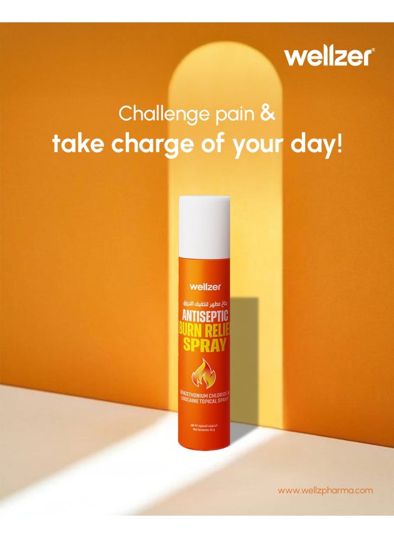 Wellzer Antiseptic Burn Relief Spray 55g - Image 4