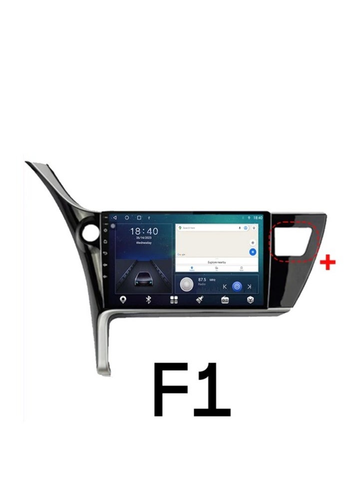 Toyota Corolla from  2017 to 2019 screen is part of the car’s infotainment system. It runs on Android and supports features like Apple CarPlay and Android Auto, allowing you to easily connect your smartphone. It also offers a high display resolution of up to 1080 pixels, making it excellent for displaying information and maps clearly.
